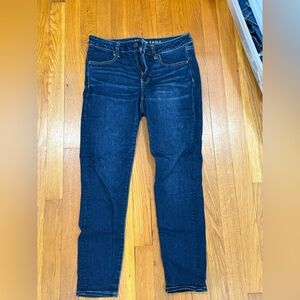 Dark wash jegging